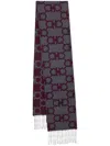 Ferragamo Gancini Scarf In Blue