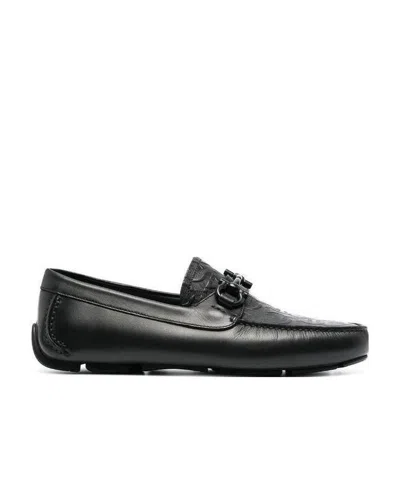 FERRAGAMO SALVATORE FERRAGAMO GANCINI ORNAMENT LOAFERS