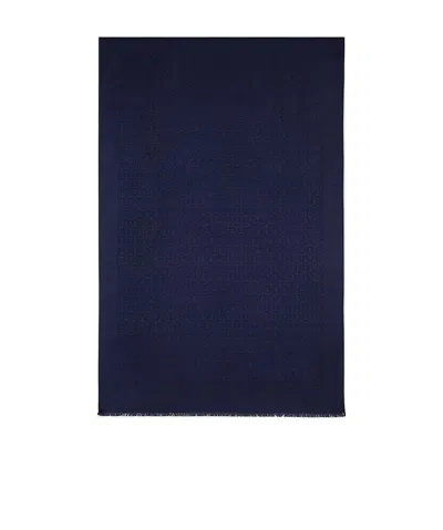 Ferragamo Gancini Print Scarf In Black
