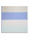 Ferragamo Gancini-print Shawl In Blue
