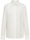 Ferragamo Gancini-print Shirt In White