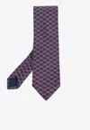 Ferragamo Silk Tie Ties And Bow Ties Multicolor In Multicolor