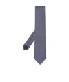 Ferragamo Gancini Print Tie In Blue