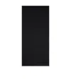 Ferragamo Black Wool Gancini Scarf In Black