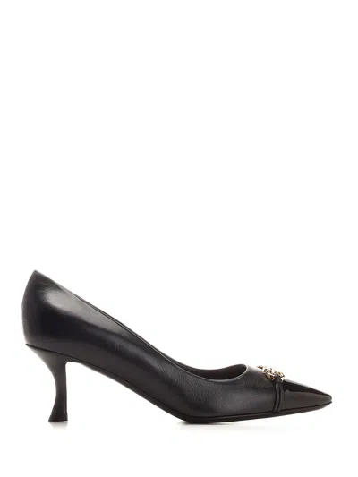 Ferragamo Jacquard Pump In Black