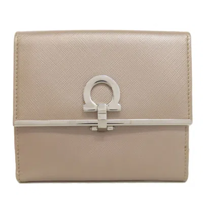 Pre-owned Ferragamo Gancini Pvc Wallet (bi-fold) () In Multi