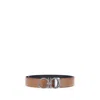 Ferragamo Gancini Reversible Belt In Brown