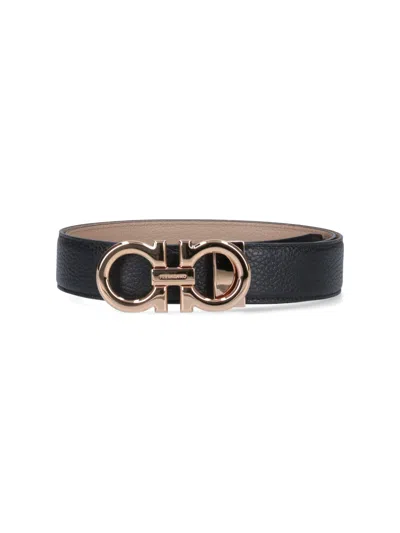 Ferragamo 'gancini' Reversible Belt