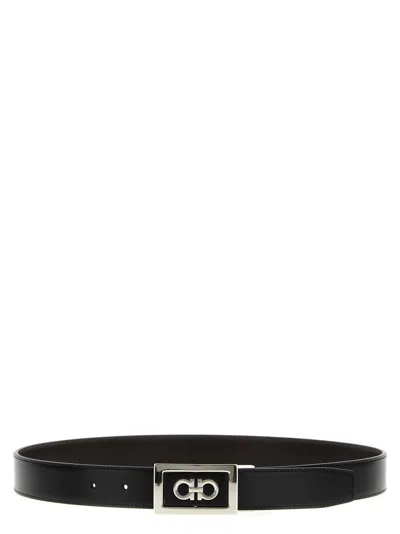 Ferragamo 'gancini' Reversible Belt
