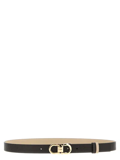 Ferragamo Gancini Reversible Belt In Multicolor