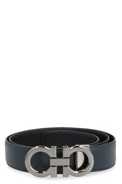 Ferragamo Gancini Reversible Leather Belt
