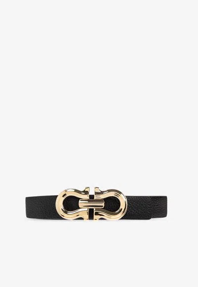 Ferragamo Gancini Reversible Leather Belt