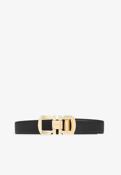 Ferragamo Gancini Reversible Leather Belt