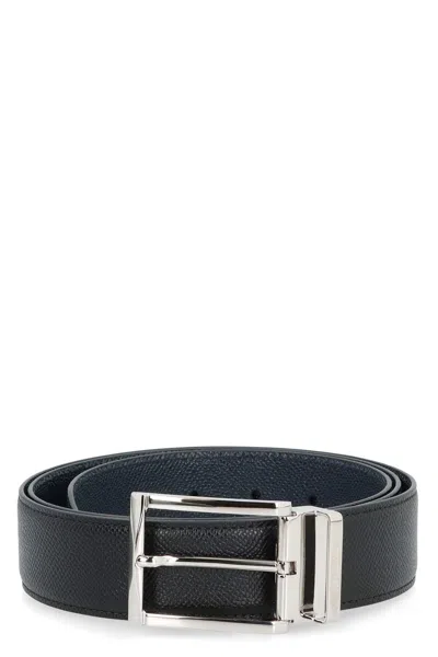 FERRAGAMO FERRAGAMO GANCINI REVERSIBLE LEATHER BELT