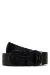 FERRAGAMO FERRAGAMO GANCINI REVERSIBLE LOGO ENGRAVED BELT