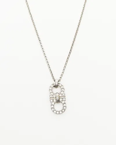 Ferragamo Gancini Rhinestone Necklace