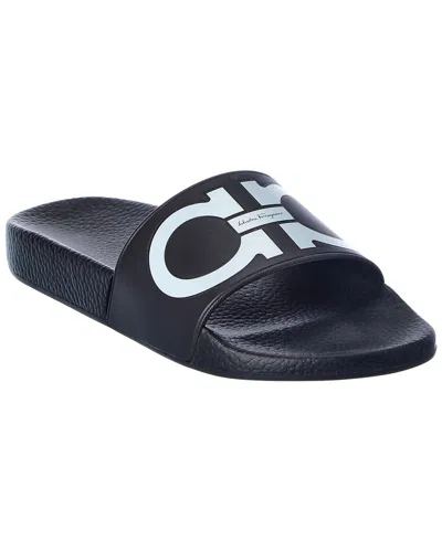 FERRAGAMO FERRAGAMO GANCINI RUBBER SLIDE