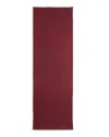Ferragamo Monogram Silk Wool Scarf In Brown