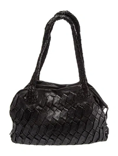 Pre-owned Ferragamo Gancini Shoulder Bag In Black