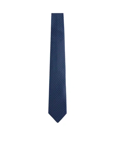 FERRAGAMO GANCINI SILK TIE BY FERRAGAMO