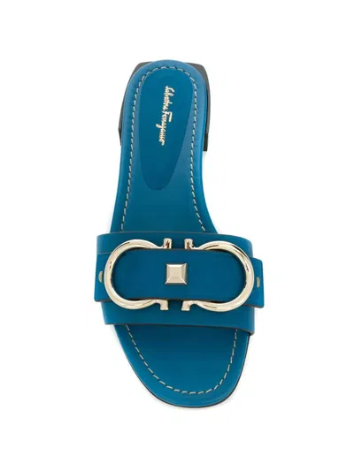 FERRAGAMO FERRAGAMO GANCINI SLIDE SANDALS