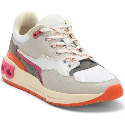 Ferragamo Gancini Sneaker In Gray