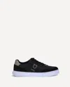 Ferragamo Gancini Sneakers In Black