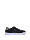 Ferragamo Gancini Sneakers In Black
