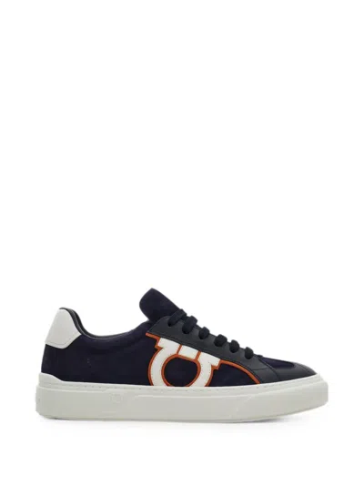 Ferragamo Gancini Sneakers In Multi