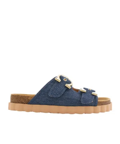Ferragamo Gancini Sporty Sandal In Multi