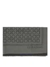 Ferragamo Gancini Square Stole In Gray
