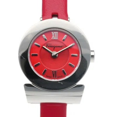 Pre-owned Ferragamo Gancini Stainless Steel Wristwatch () In Silver