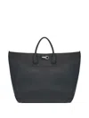 Ferragamo Studio Tote Bag In Black