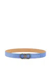 Ferragamo Gancini Suede Belt