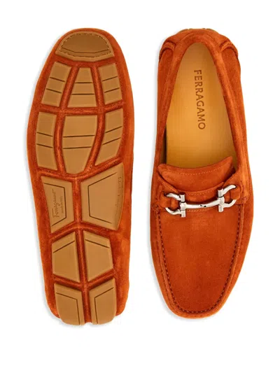 FERRAGAMO FERRAGAMO GANCINI SUEDE DRIVING SHOES