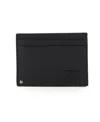 Ferragamo 'micro' Black Leather Wallet In Black