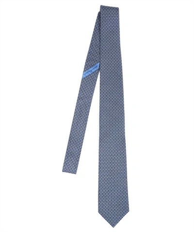 Ferragamo Gancini Tie In Blue