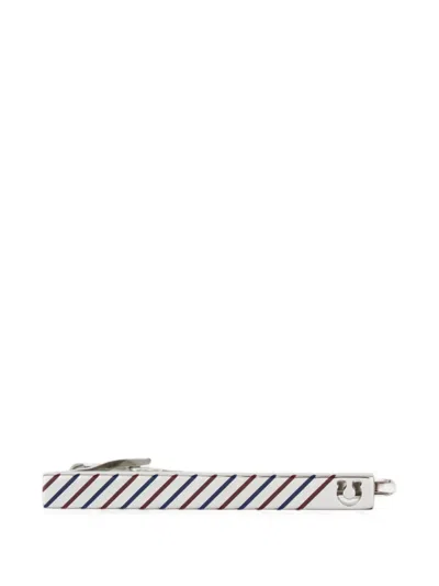Ferragamo Gancini Tie Pin In Silver