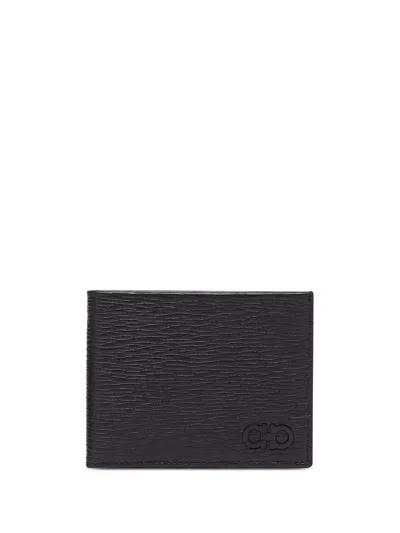 Ferragamo Gancini Wallet In Purple