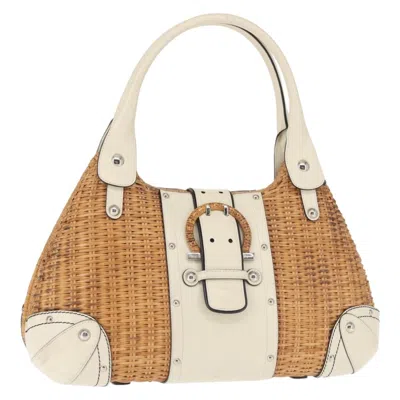 Pre-owned Ferragamo Gancini Tote Leather Leather Tote Bag Bag () In Brown