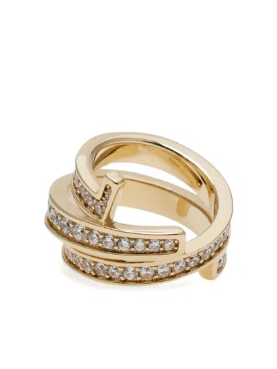 FERRAGAMO GANCINI TRIPLE-BAND RING