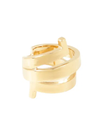 Ferragamo Gancini Triple-band Ring In Gold