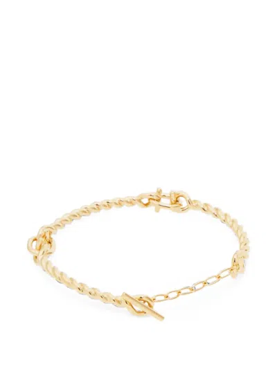 Ferragamo Gancini Twisted Bracelet (s) In Gold