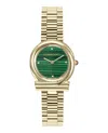 Ferragamo Gancini Twisted Bracelet Watch In Gold