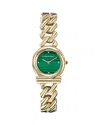 Ferragamo Gancini Twisted Chain Watch In Gold