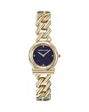 Ferragamo Gancini Twisted Chain Bracelet Watch, 28mm In Gold