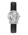Ferragamo Gancini Twisted Leather Watch In Multi