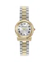 Ferragamo Quartz Gancini 28mm In Silver/two-tone