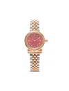 Ferragamo Gancini Twisted Watch In Red