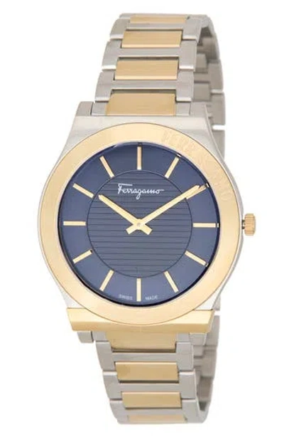 Ferragamo Gancini Two-tone Bracelet Watch, 38mm In Multi